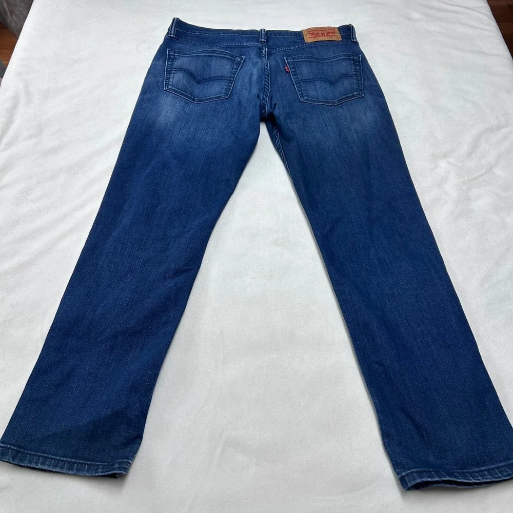 Levi 511 Slim Fit Jeans Mens 32x30 Blue Dark Wash Denim Pants